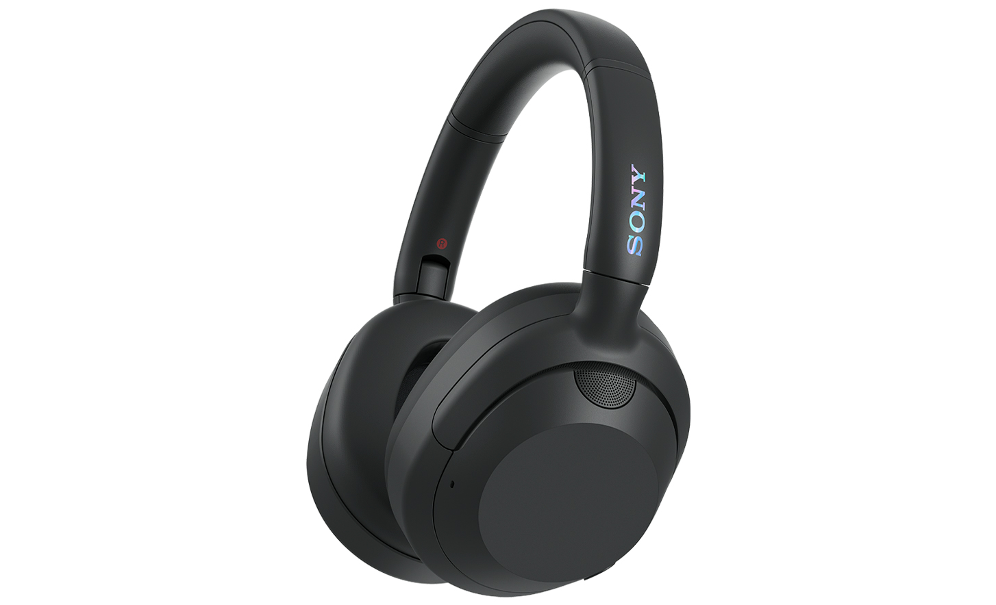 A side view of the ULT WEAR headphones in black.