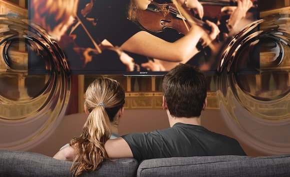 Clear sound on Sony's LED 3D TV