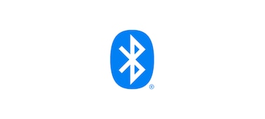 Icon of Bluetooth logo.