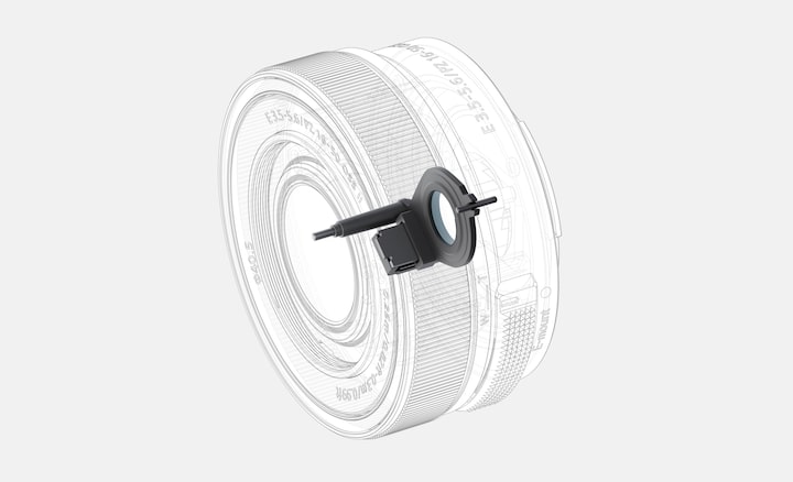 Diagram showing internal locations of actuators employed for the E PZ 16-50mm F3.5-5.6 OSS II