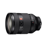 Product image showing front left view of the lens