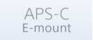 APS-C E-mount